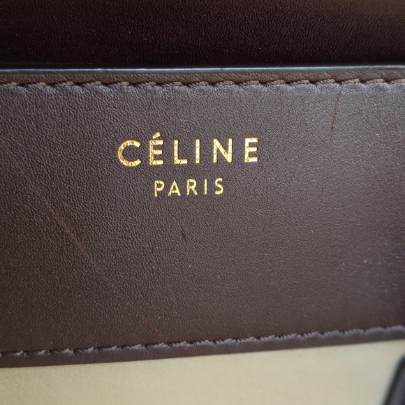 *SOLD* Céline Mini Luggage Tri-color Handbag - Picture 6 of 8